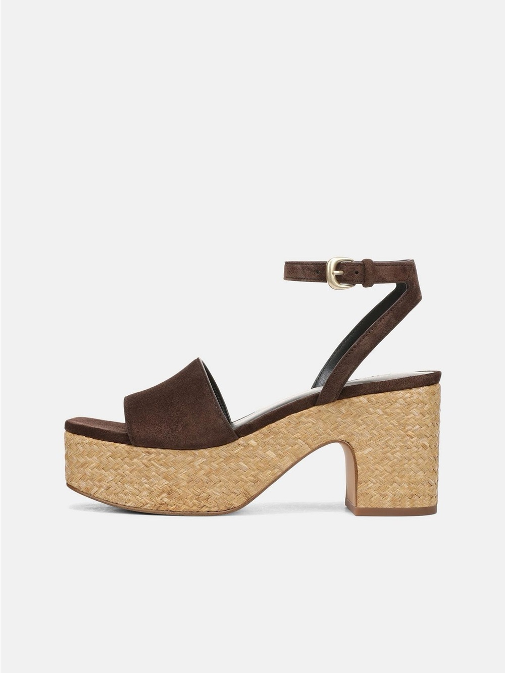 VINCE. Castella Suede Platform Sandal - Size US 6 - MSRP $350